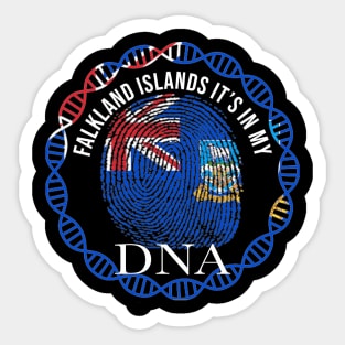 Falkland Islands Its In My DNA - Gift for Falkland Islanders From Falkland Islands Sticker